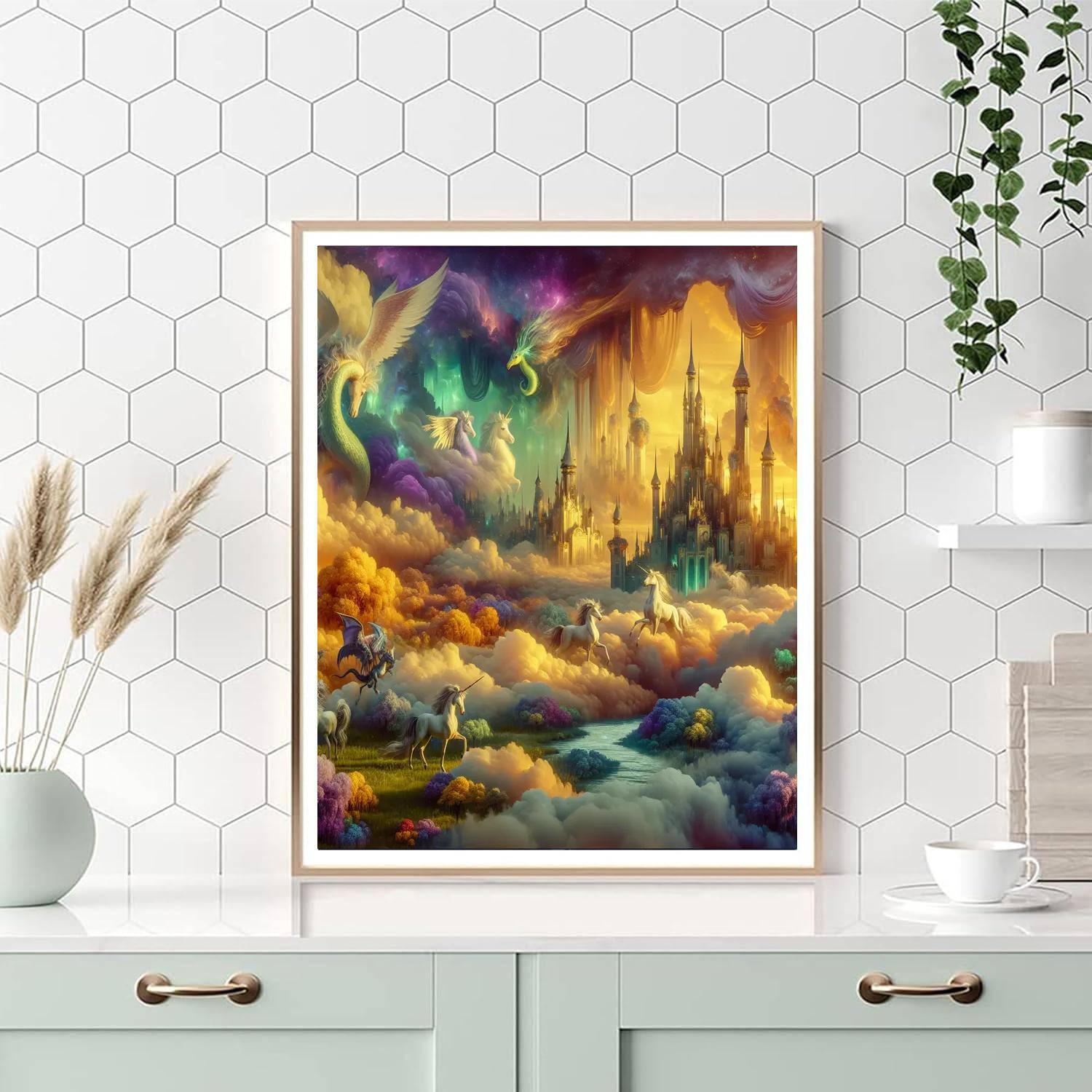 Fantasy Realm Wonders Paint By Numbers Kits