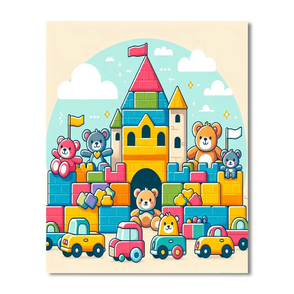Magical Toy Kingdom Paint By Numbers