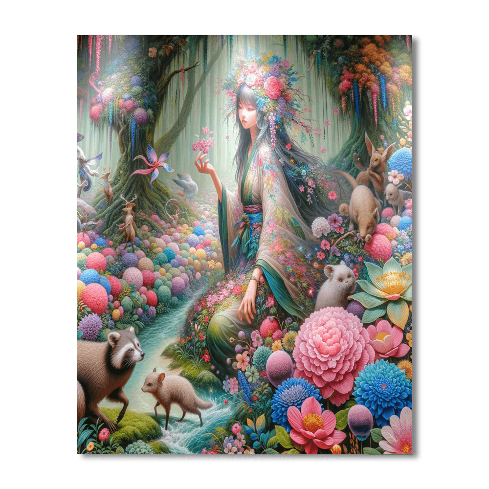 Dreamy Woodland Fairy Paint By Color