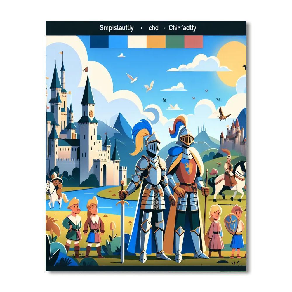 Medieval Kingdom Chronicles Numbered Painting Kits