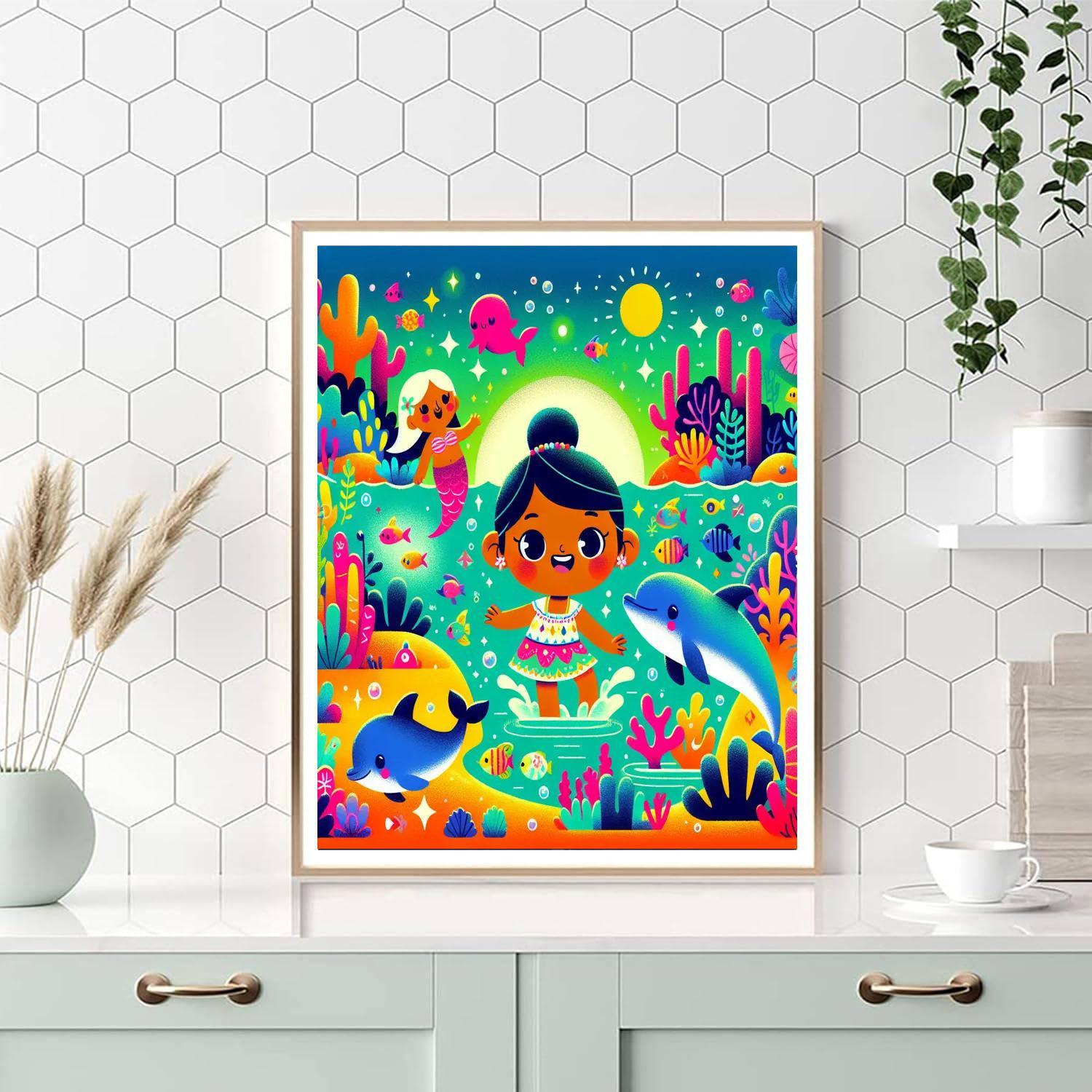 Mystic Lagoon Adventure Paint By Numbers Kits