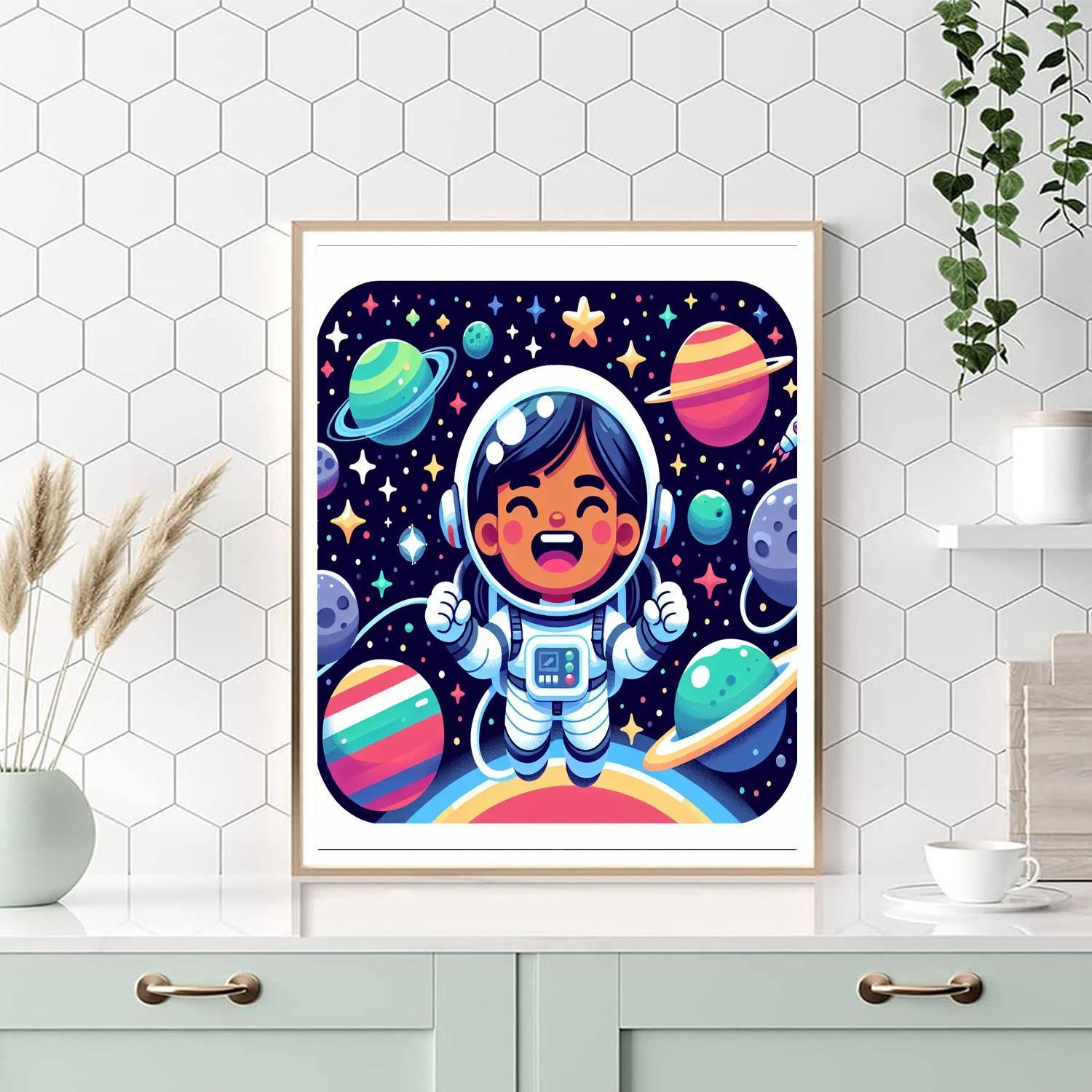 Space Explorer Adventures Numbered Painting Kits