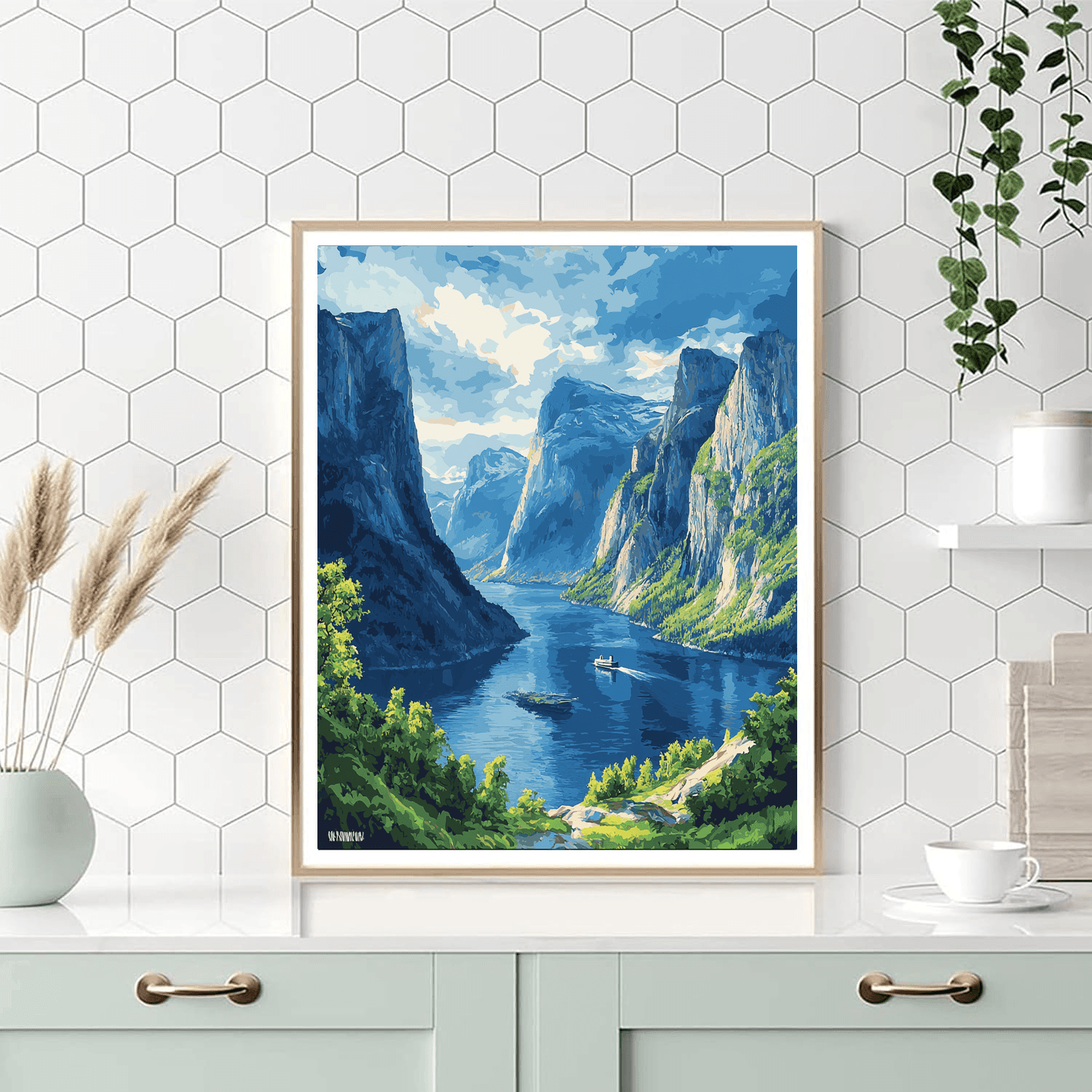 The Fjords Of Norway Paint By Numbers