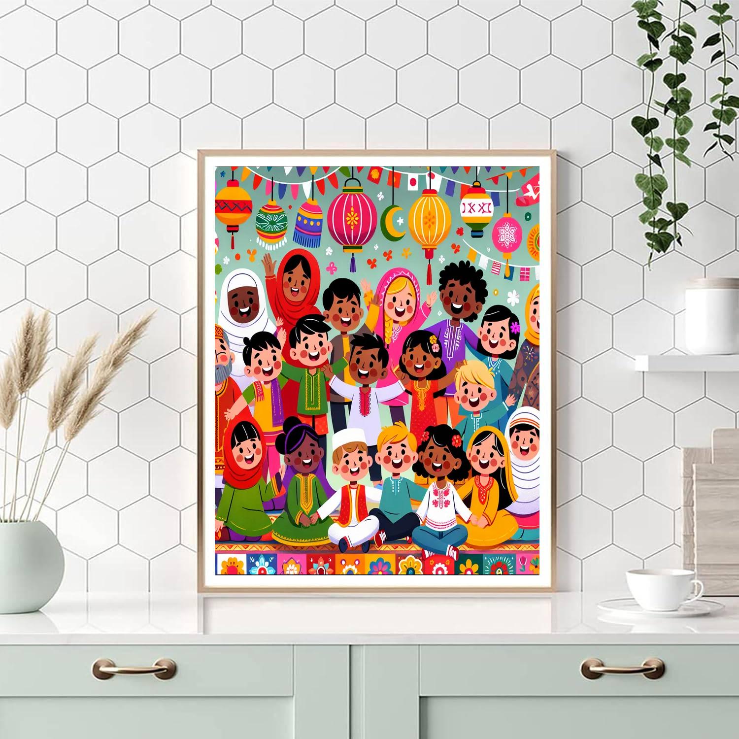 Cultural Wonders Painting Number Kit