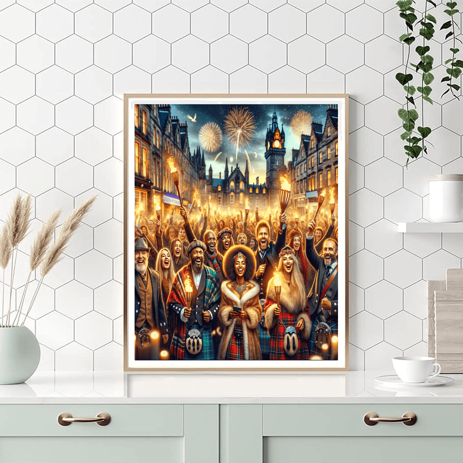 Hogmanay Festival - Scotland DIY Paint By Numbers