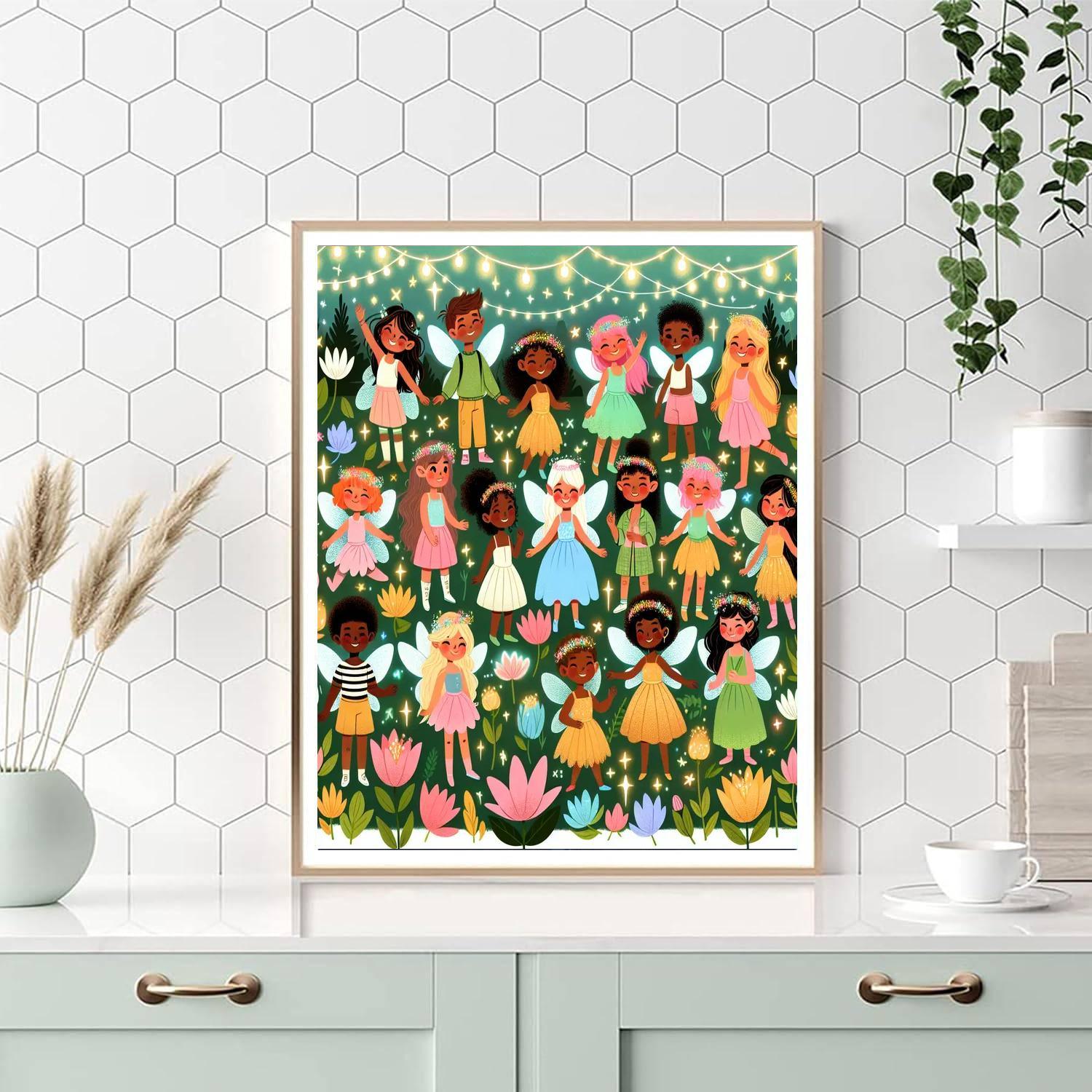 Whimsical Fairy Party Numbered Painting Kits