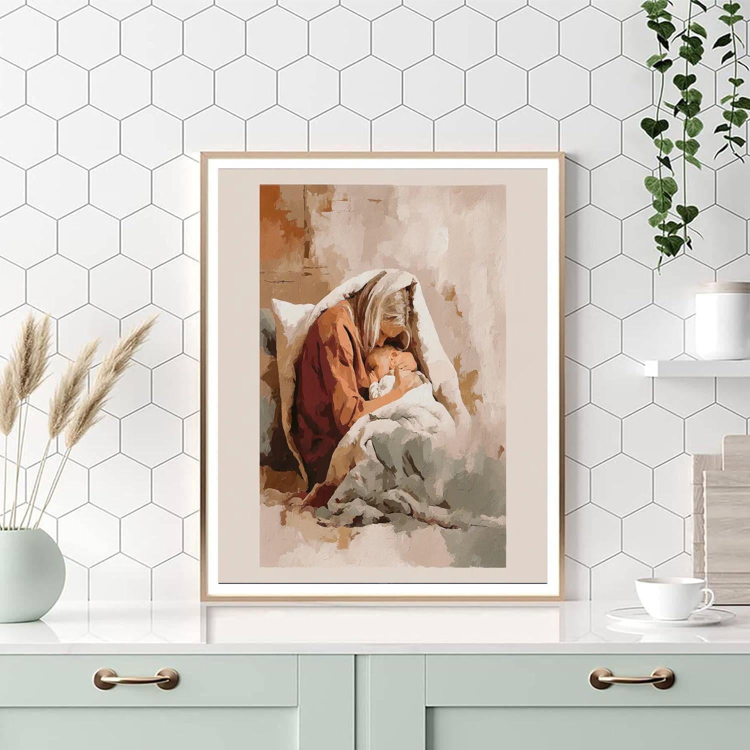 Cozy Afternoon Naptime Number Painting