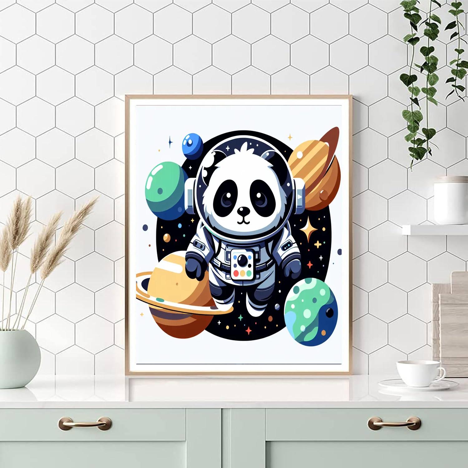 Galaxy Panda Expedition Paint By Color