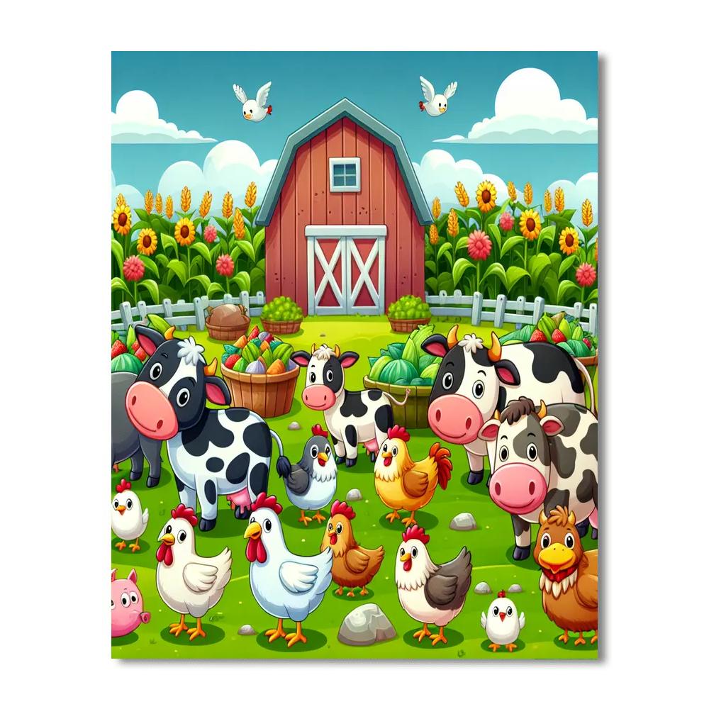 Creative Little Farmers Painting By Numbers Kit