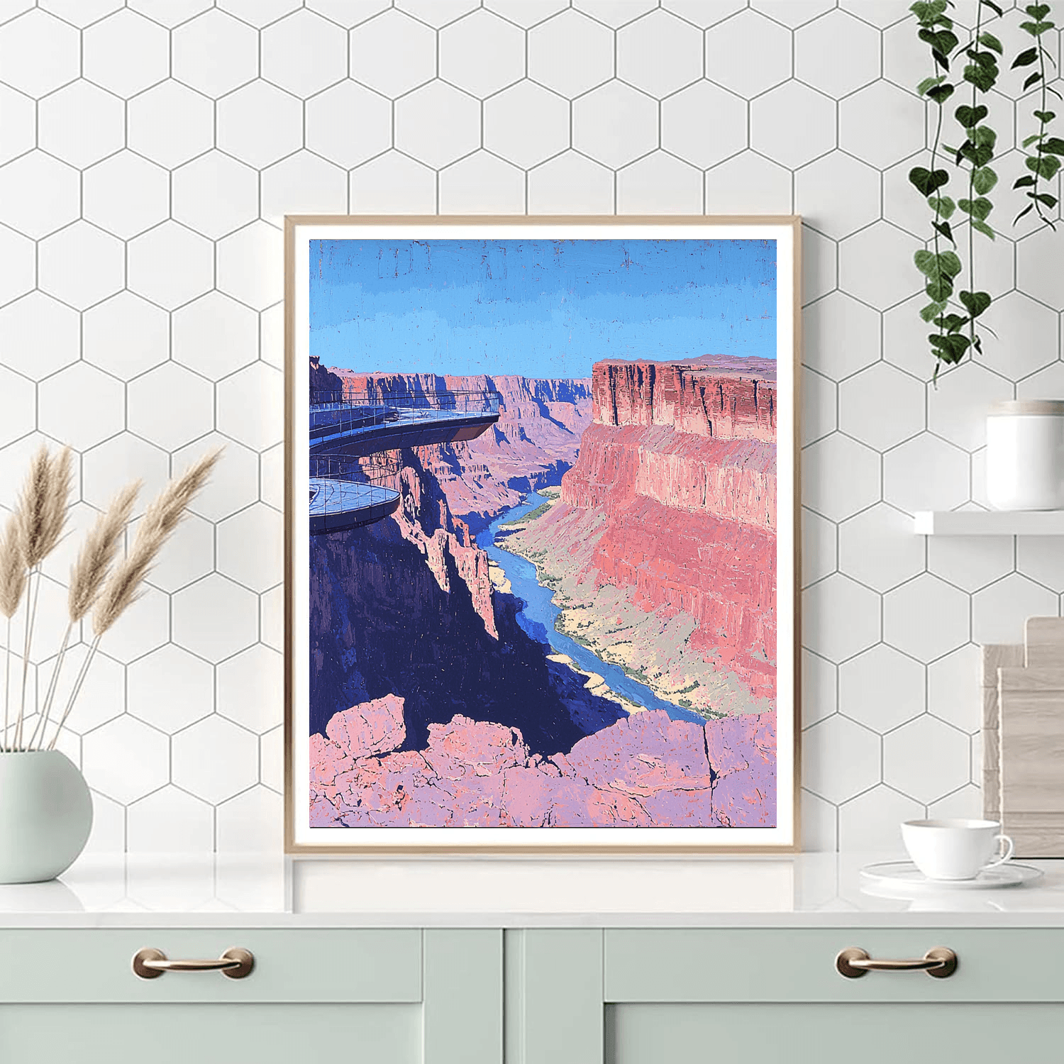 Grand Canyon Skywalk - Arizona Numbered Painting Kits