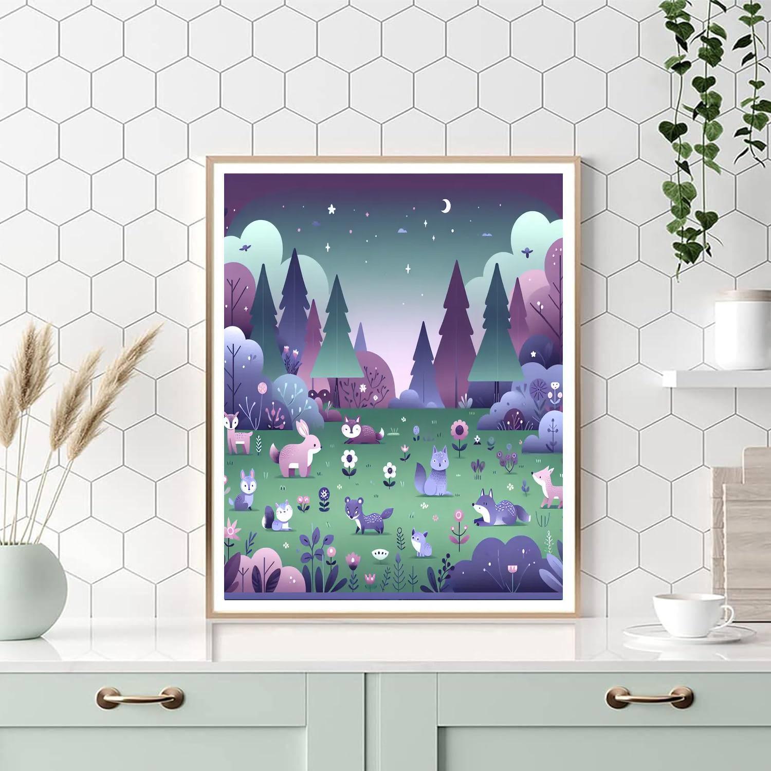 Magical Meadow Frolic Paint By Numbers Kits