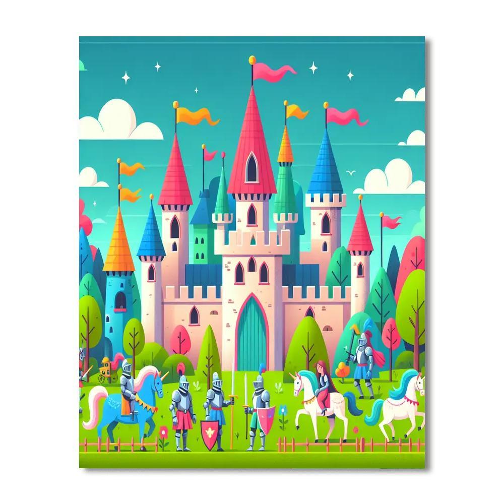Kingdom Adventure Paint By Numbers Art