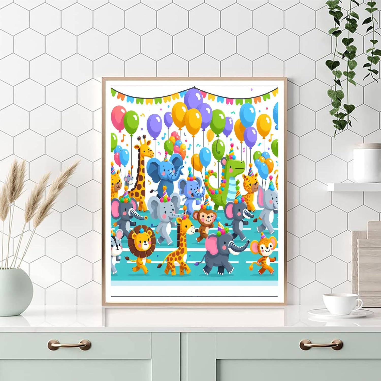 The Animal Parade Numbered Painting Kits