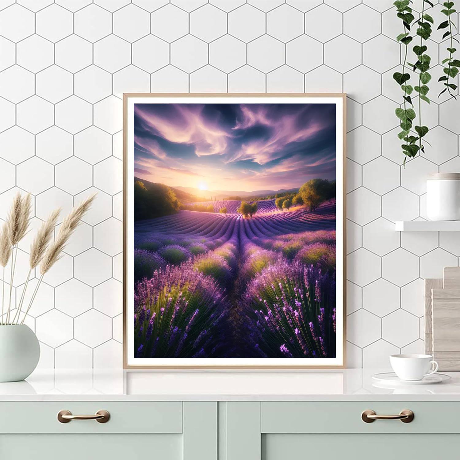 Serene Lavender Breeze Paint By Color