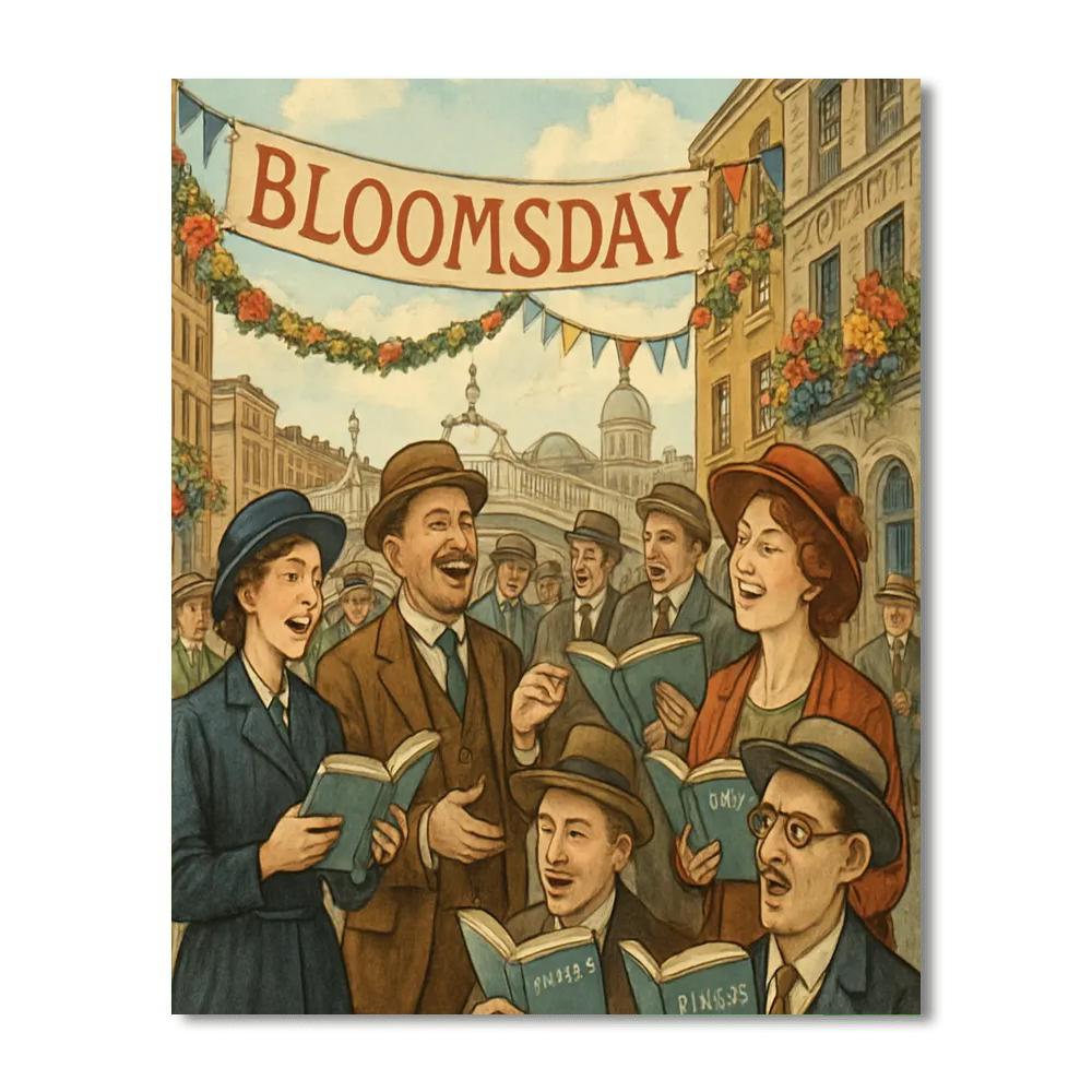 Bloomsday - Dublin, Ireland Paint By Numbers Art