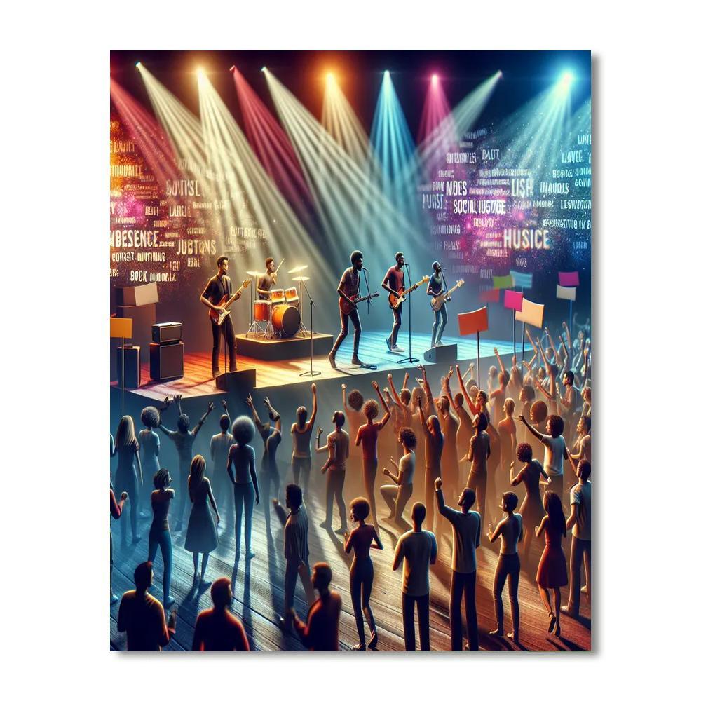 Global Citizen Festival Paint By Numbers Art