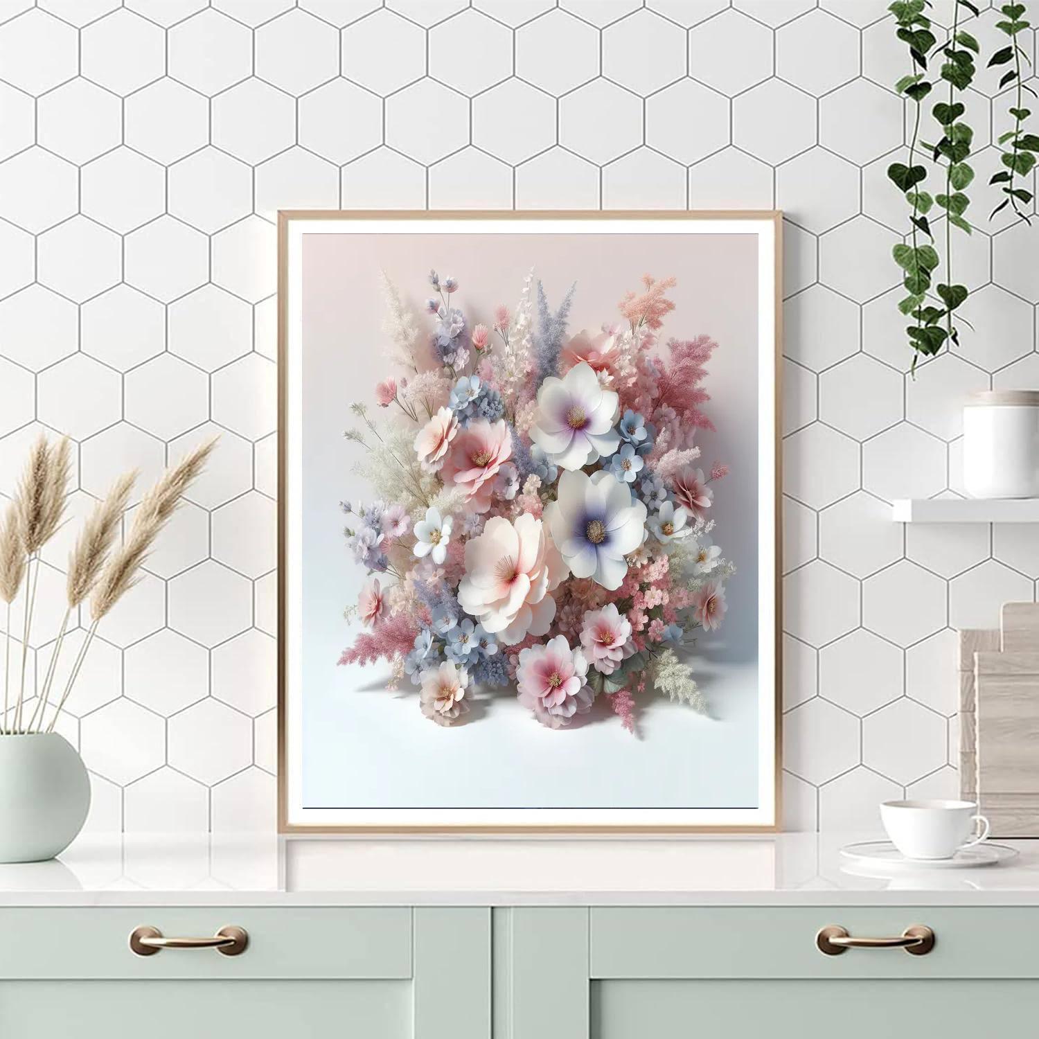 Ethereal Floral Harmony Paint By Numbers Kits