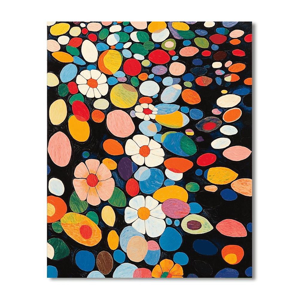 Wassily Kandinsky Inspired The Abstract Petals  Paint By Color