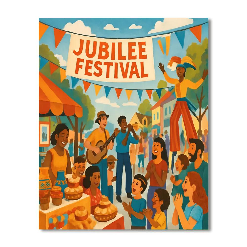 Jubilee Festival DIY Paint By Numbers