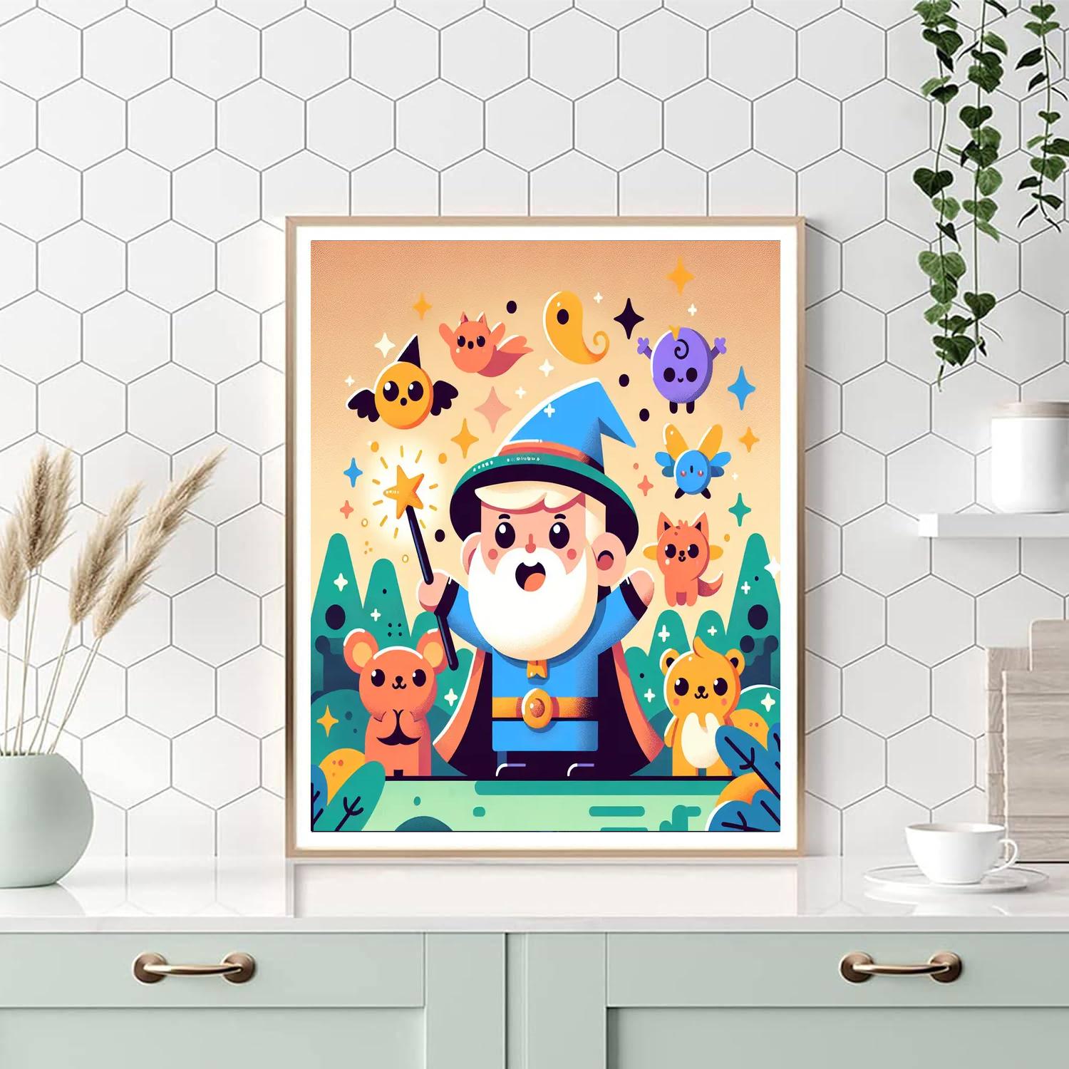 Wonderland Wizard Paint By Numbers Art