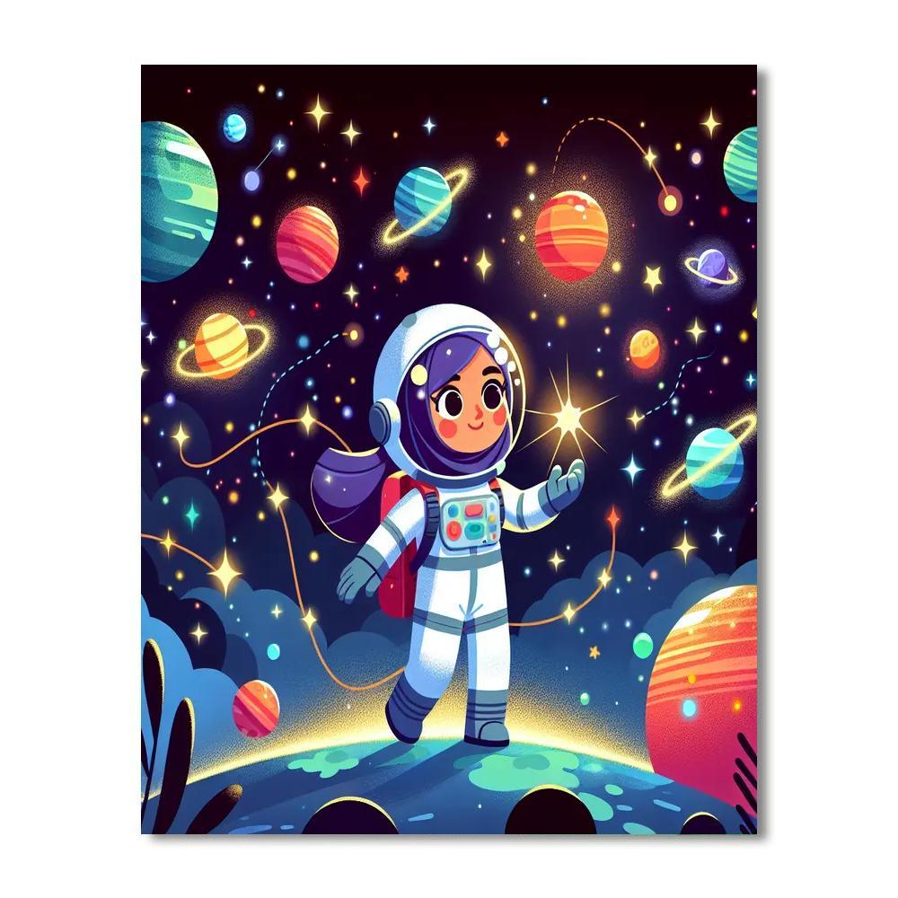 Space Mission Adventure Paint By Number