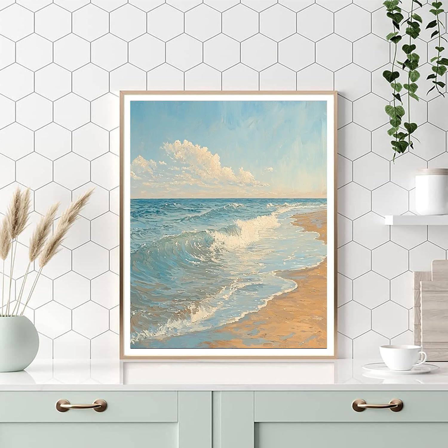 Winslow Homer Inspired Seaside Tranquility  Paint By Numbers Kits