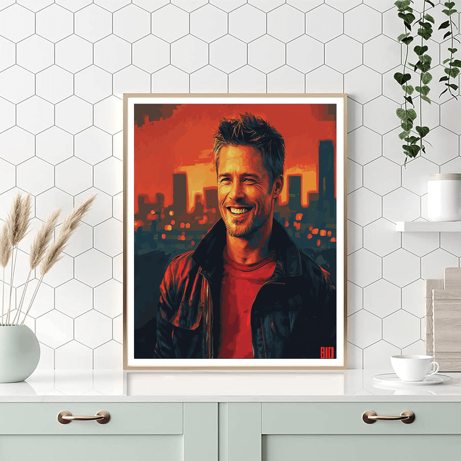 Brad Pitt: The Reluctant Hero Of Fight Club Paint By Color