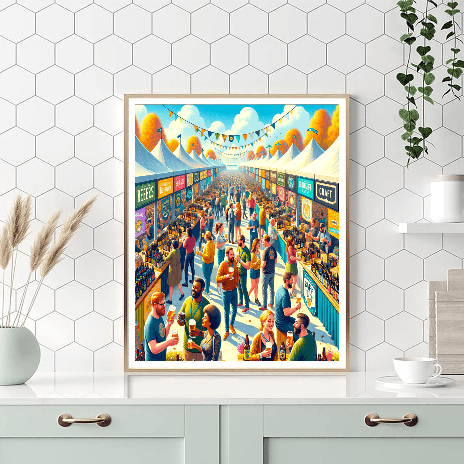 The Great American Beer Festival Number Painting