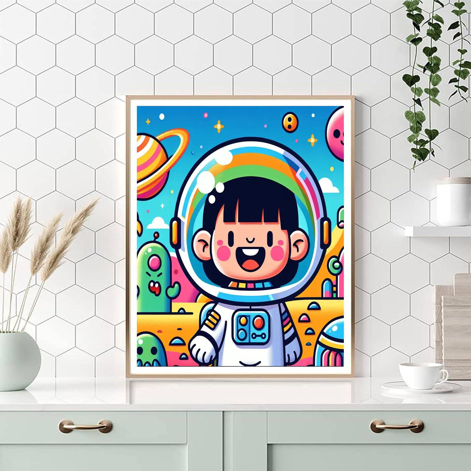 Astronaut Adventures Paint By Number