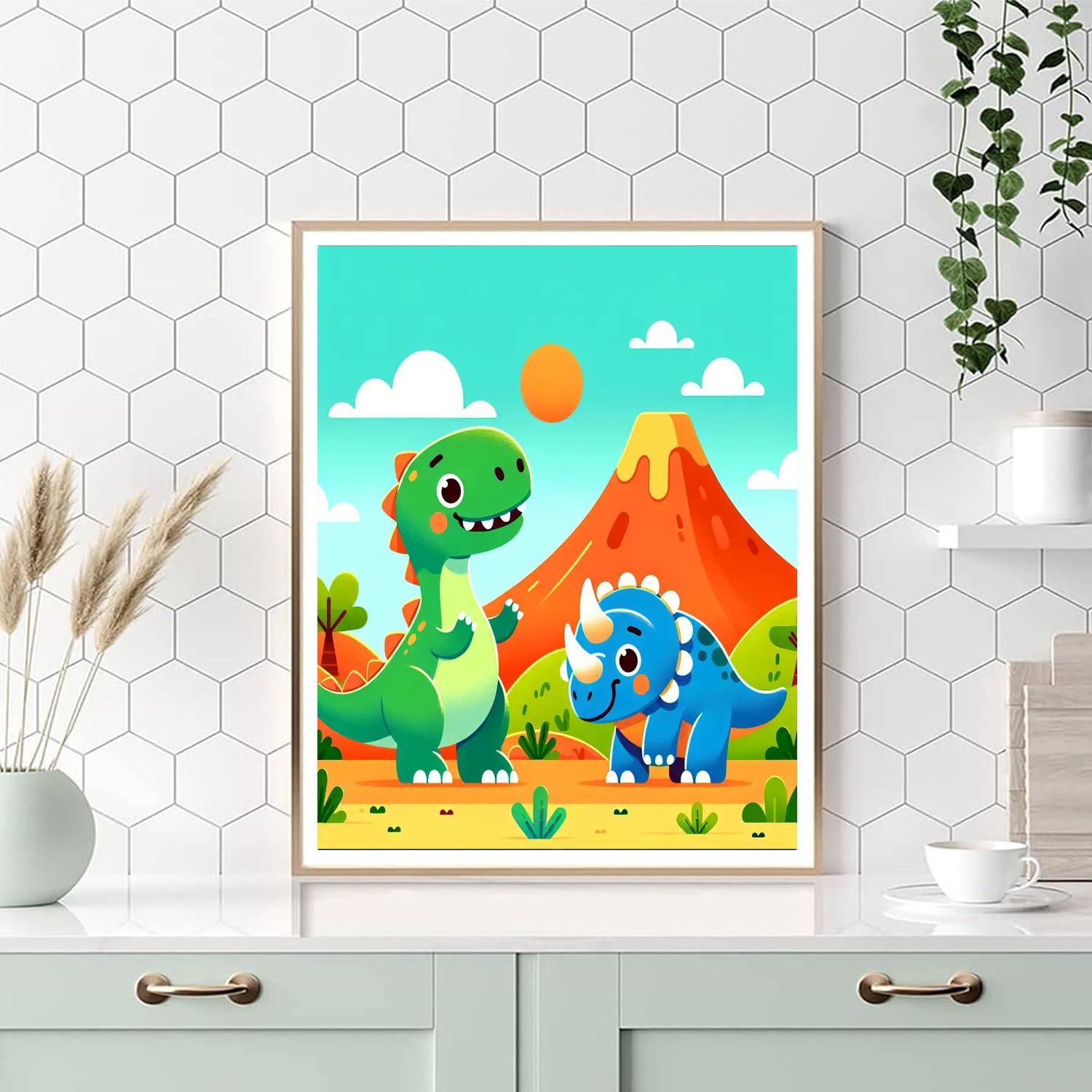 The Great Dinosaur Expedition Paint By Color