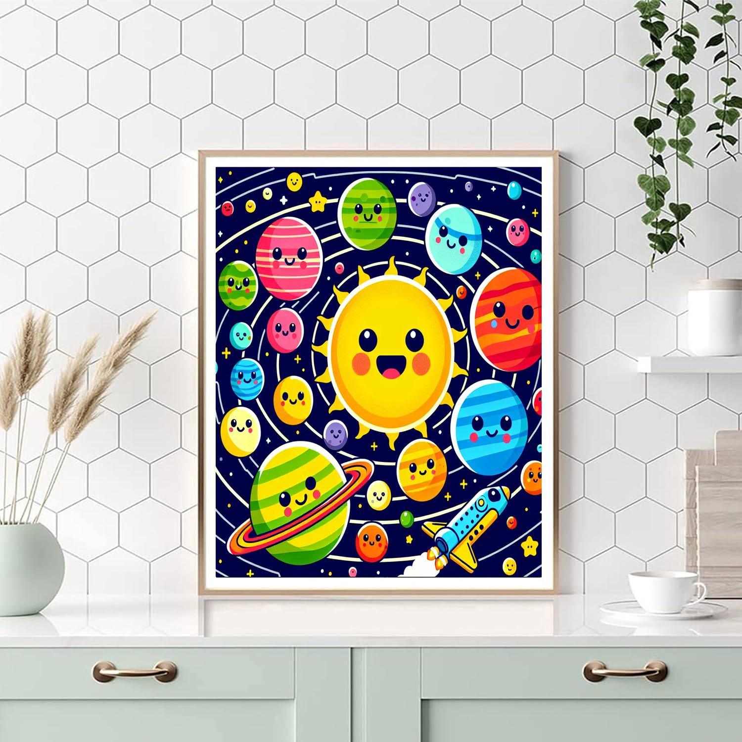 Solar System Safari Paint By Numbers Kits