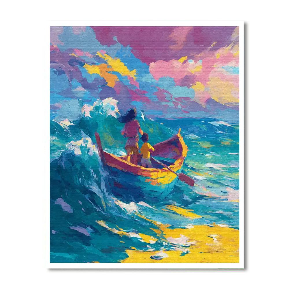 Sailing On Dream Waves Paint By Numbers Kits