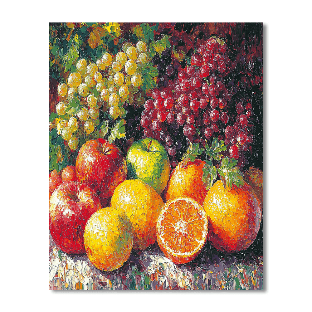 Paul Cézanne Inspired Fruits Of Life  DIY Paint By Numbers