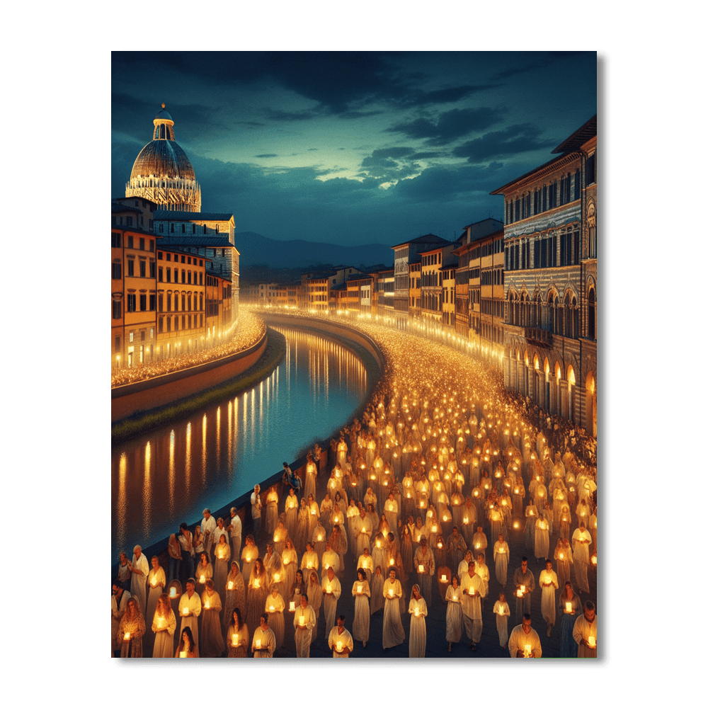 Luminara Di San Ranieri - Pisa, Italy Paint By Number