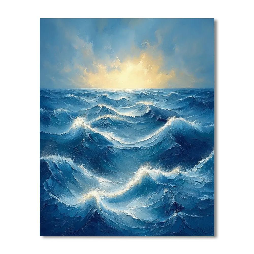 Michelangelo Inspired Eternal Voyage  Paint By Color