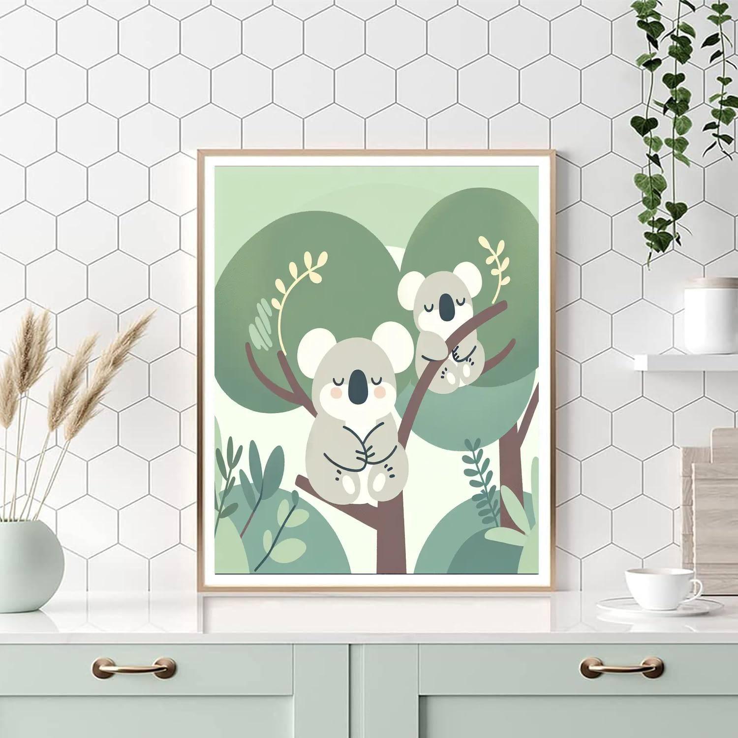 Cuddly Koala Crew Paint By Color