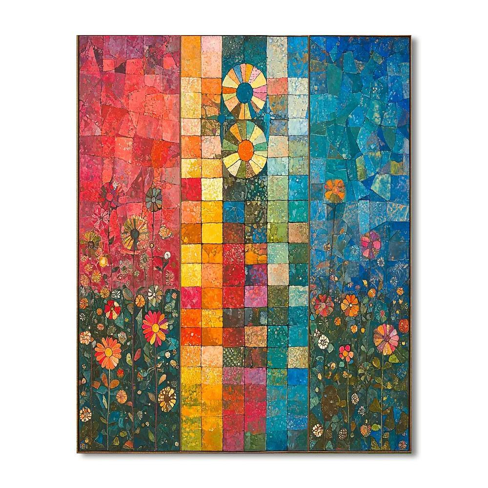 Paul Klee Inspired Kaleidoscope Of Echoes  Paint By Numbers Art