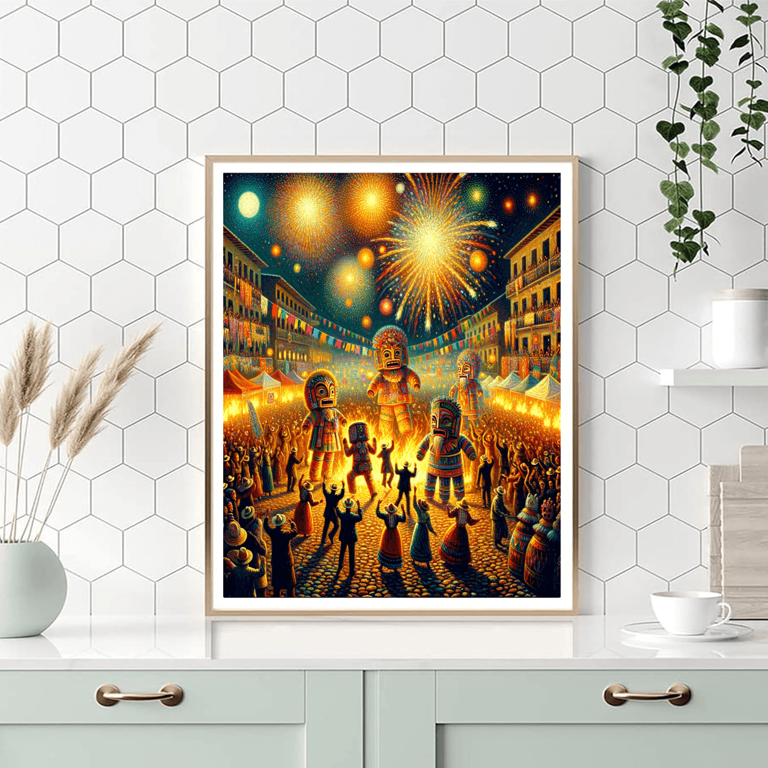 The La Patum Festival DIY Paint By Numbers