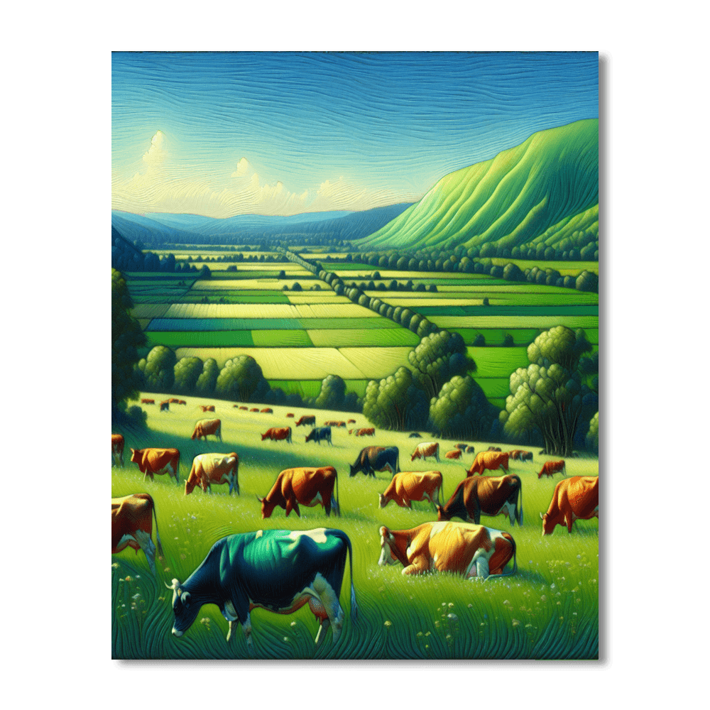 Cow's Pasture Retreat Painting Number Kit