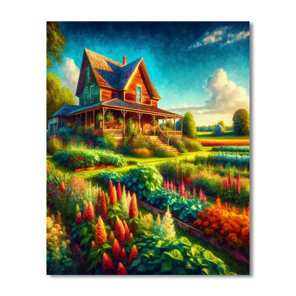 Sunny Farmhouse Bliss Paint By Number