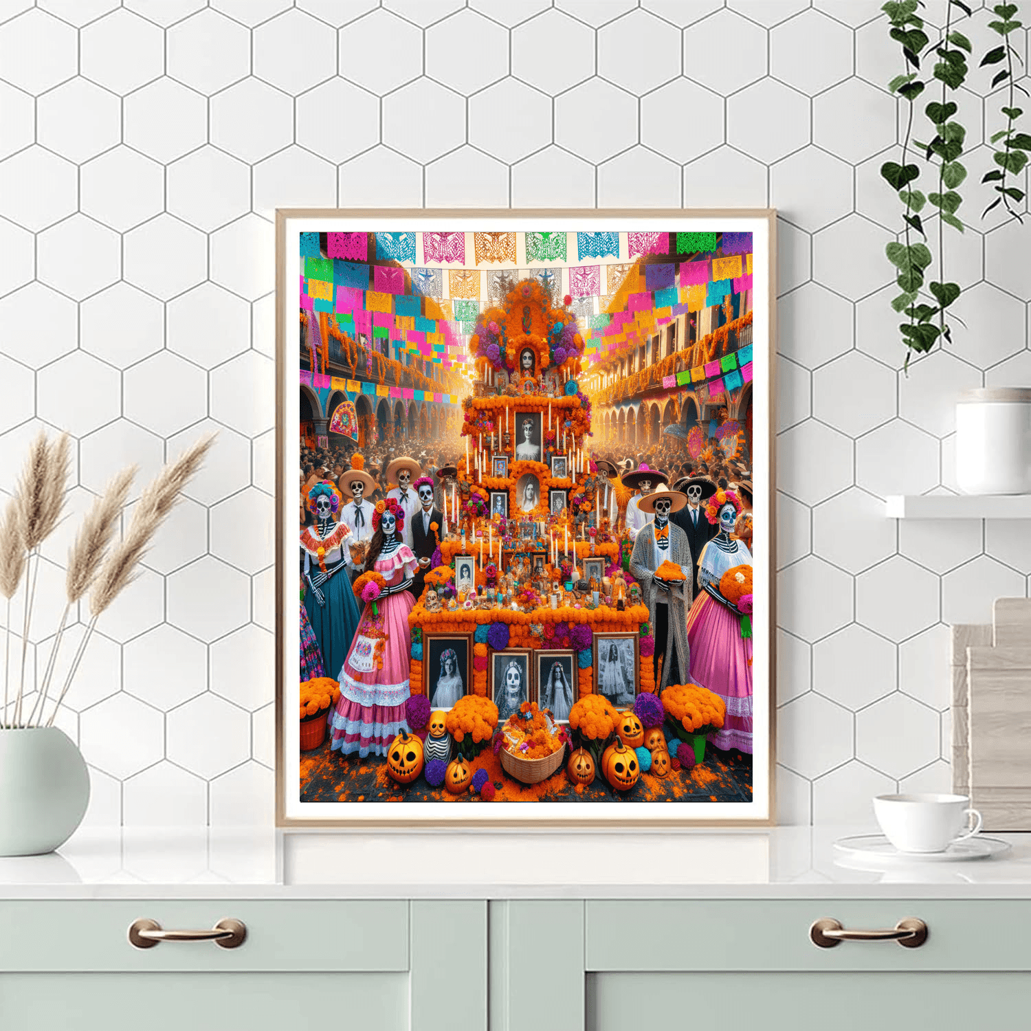 Día De Los Muertos - Mexico Number Painting