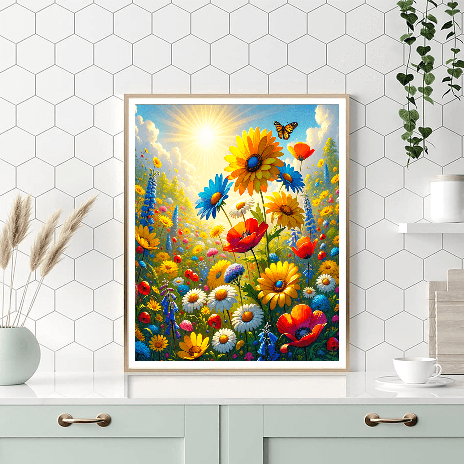 Wildflower Whimsy Number Painting