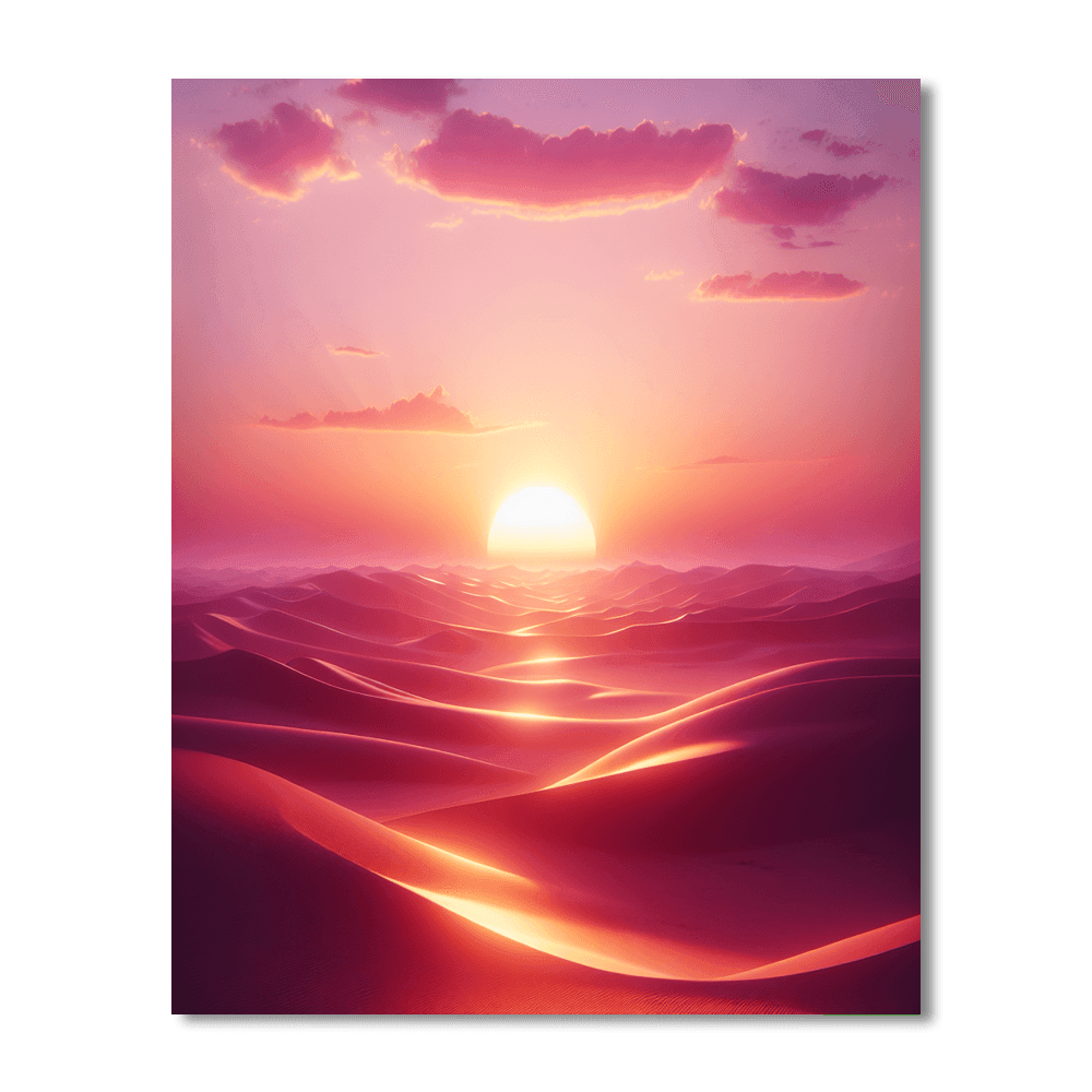 Desert Sunset Serenade Paint By Color