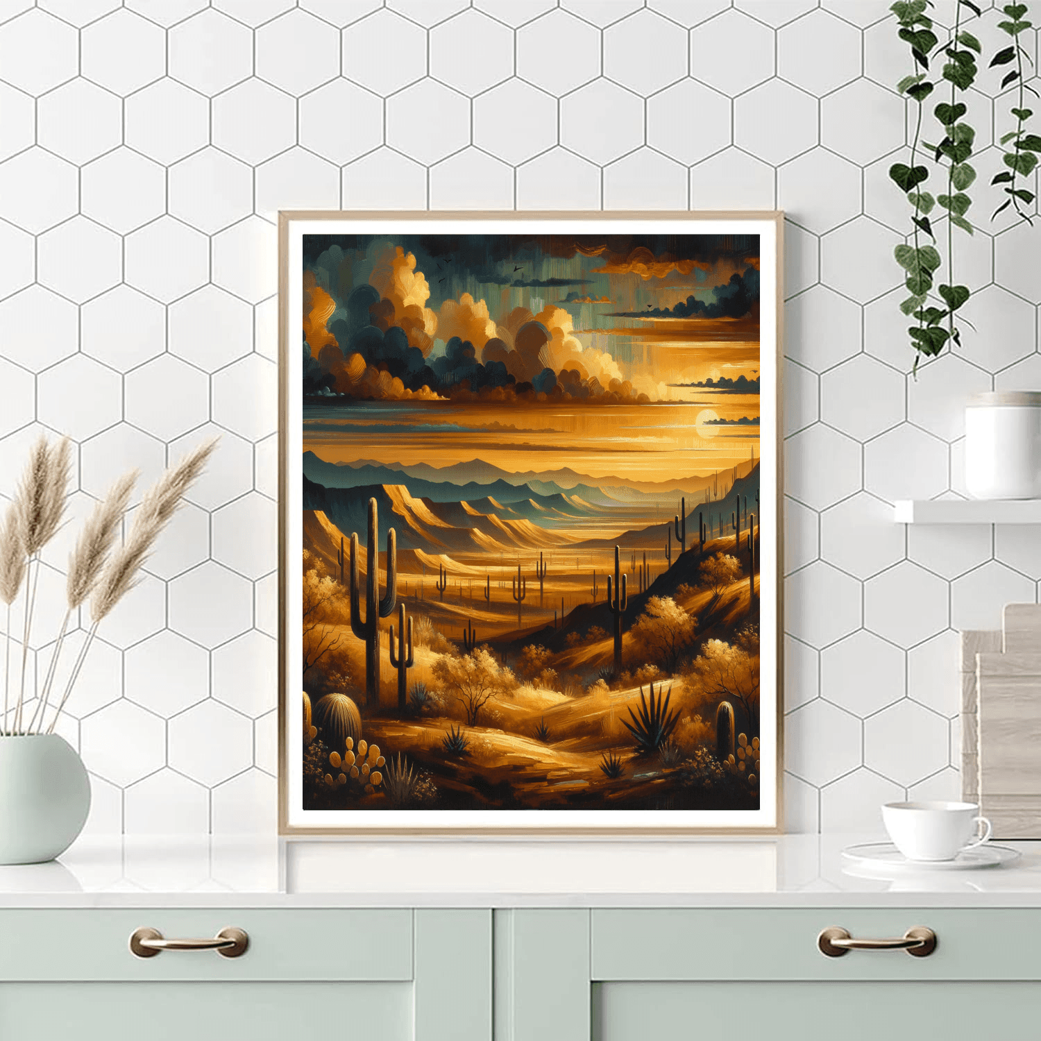 Mystical Desert Twilight DIY Paint By Numbers