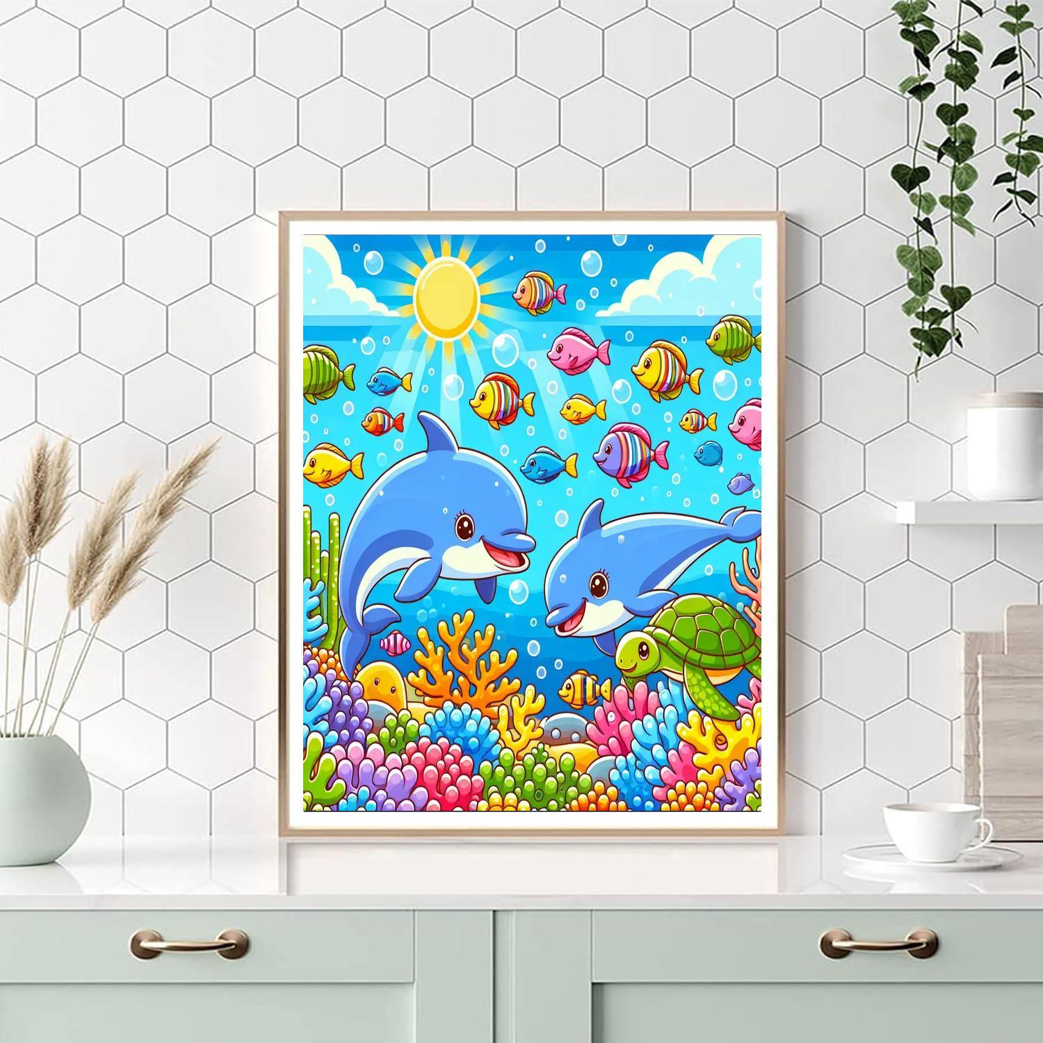 Underwater Dreamland Paint By Numbers