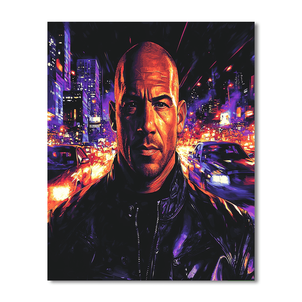 Vin Diesel: The Heart Of Family In Fast & Furious Painting Number Kit