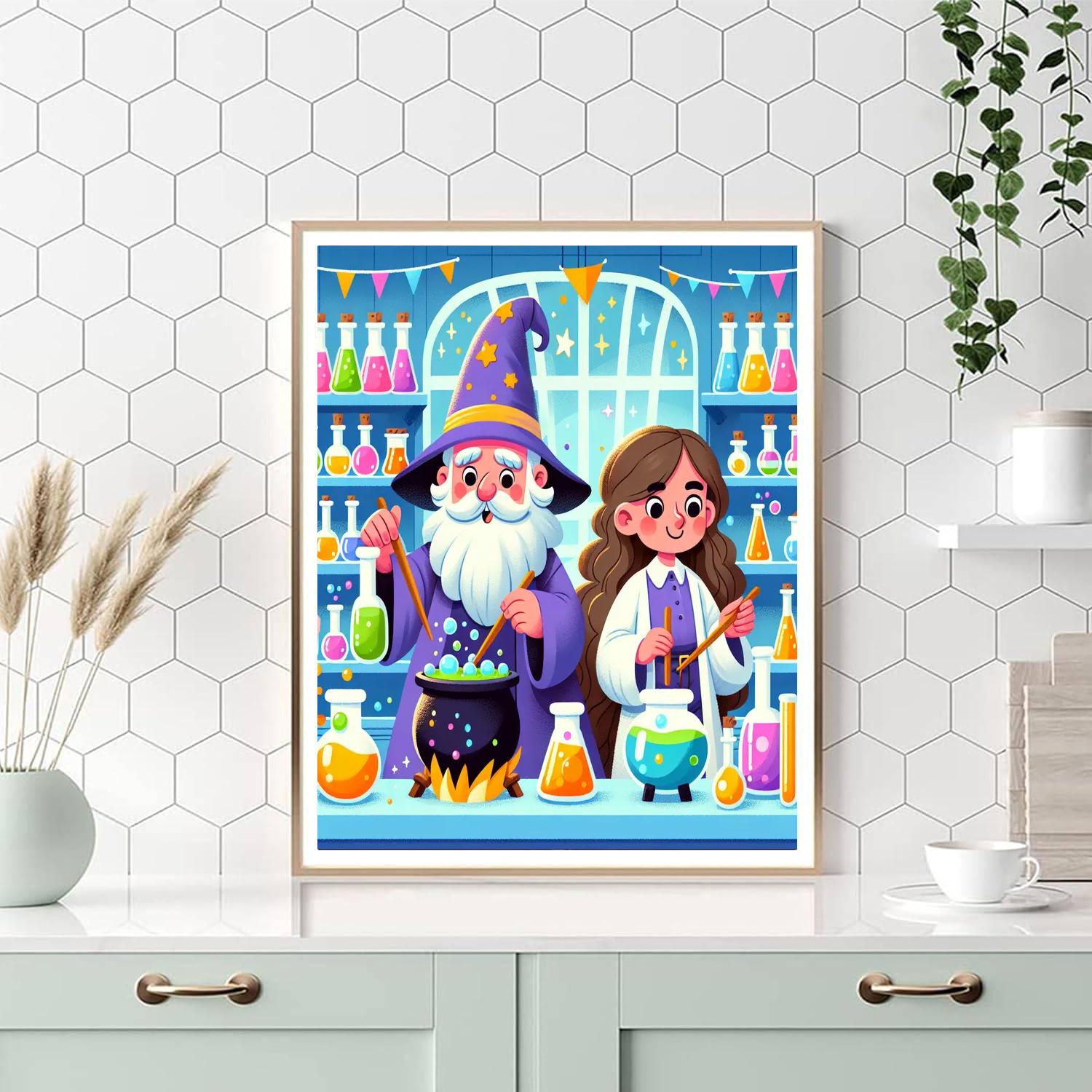 Magical Potion Masters Paint By Numbers Kits
