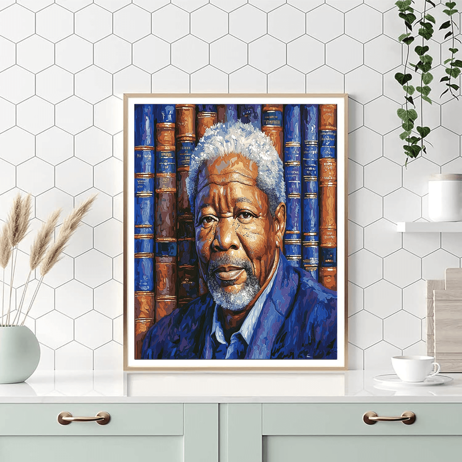 Morgan Freeman: The Voice Of Timeless Wisdom Paint By Number