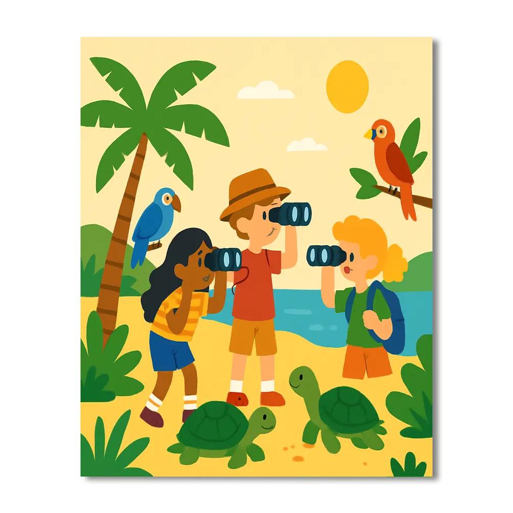 Island Expedition Numbered Painting Kits