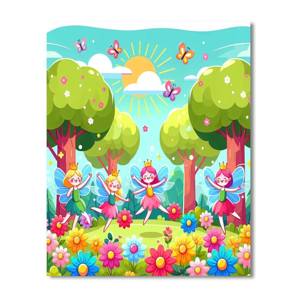 Fantastic Fairy Tale Forest Painting By Numbers Kit